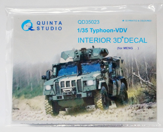 3D Декаль интерьера кабины для модели К-4386 Тайфун-ВДВ (MENG)  М 1/35
