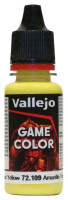 72109 Vallejo Game Color Краска "Токсичный жёлтый" / Toxic Yellow, 18 мл.