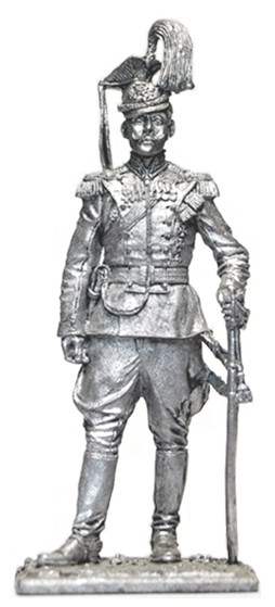 Оловянная миниатюра "Полковник гвардейского уланского полка, 1914 год, Россия"