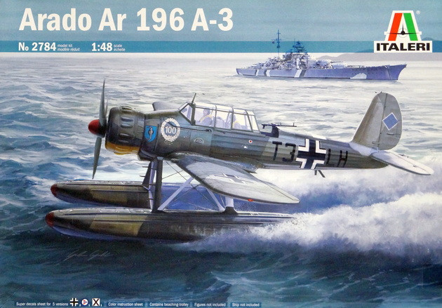 Сборная модель "Немецкий гидросамолет Ar-196 A-3"   М 1/48