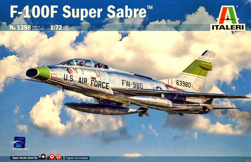 Сборная модель "Истребитель F-100F "Super Sabre"   М 1/72