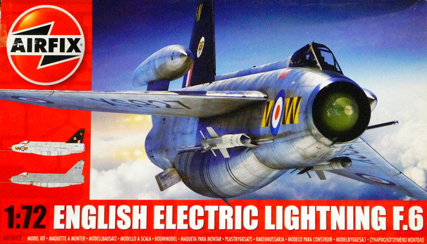 Сборная модель "Истребитель English Electric Lightning F.6"  М 1/72
