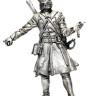 Оловянная миниатюра "Гренадер 2-го Выборного (Бутырского ) полка, 1698-1702 года"