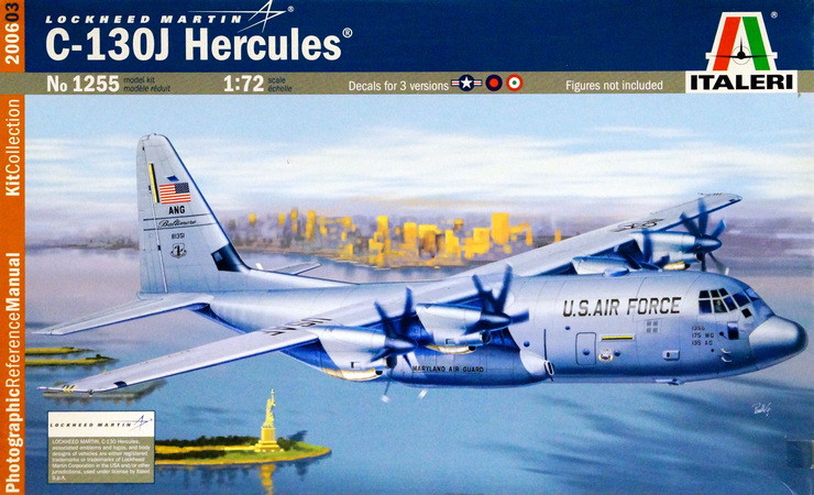 Сборная модель "Самолет C-130J "Hercules"   М 1/72