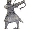 Оловянная миниатюра "Монгольский лучник, 13 век" Оловянная миниатюра "Монгольский лучник, 13 век"