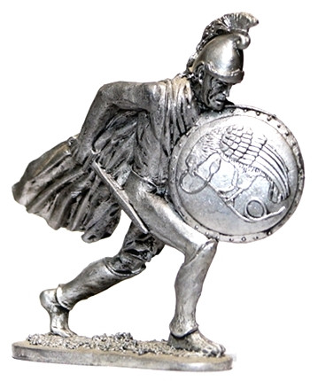 Оловянная миниатюра "Греческий гоплит, 364 г. до н.э."