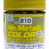 GX210 Краска-металлик эмалевая "Синее золото" / METAL BLUE GOLD, 18 мл.