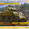 Сборная модель "Американский средний танк М4А2(75) "Шерман"    М 1/72