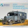 3D Декаль интерьера кабины для модели Henschel 33 D1 (ICM)  М 1/35