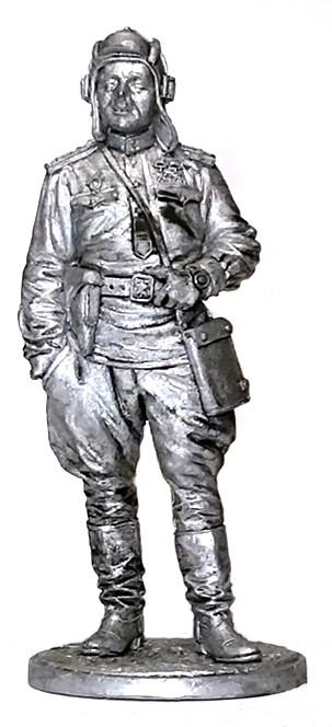 Оловянная миниатюра "Гвардии майор, командир танкового батальона, 1945 год, СССР" Оловянная миниатюра "Гвардии майор, командир танкового батальона, 1945 год, СССР"