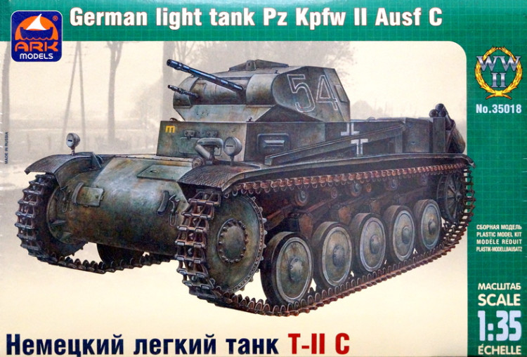 Сборная модель "Немецкий танк Pz.Kpfw.II Ausf C"  М 1/35