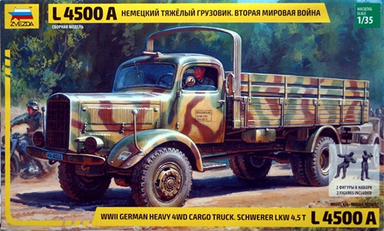 Сборная модель "Немецкий автомобиль L4500A"  М 1/35