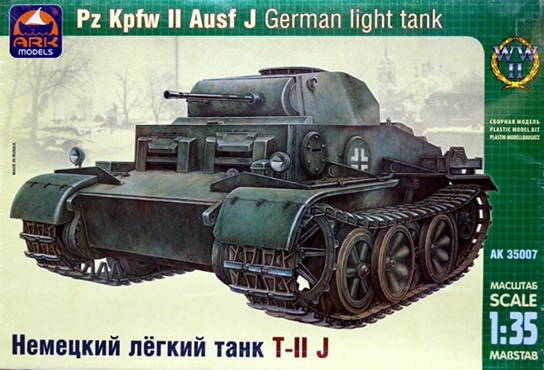 Сборная модель "Немецкий танк Pz.Kpfw.II Ausf J"  М 1/35