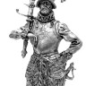 Оловянная миниатюра "Европейский солдат, 16 век"