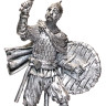 Оловянная миниатюра "Русский богатырь, 10 в."