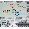 Декаль для модели танка Sherman (Бирма, Индонезия, 1944-1946 гг), М 1/35