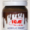 C1054 ICКраска акриловая для творчества, цвет "Шоколадный для сколов" (Chocolate (Chipping)), 12 мл.