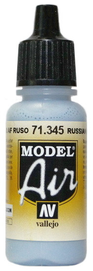 71345 Vallejo Model Air Краска "Русский серый №8 ВВС" / Russian AF Grey №8, 17 мл.