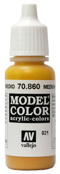 70860 Vallejo Краска акриловая "Телесный средний"/ Medium Fleshtone, 17 мл.