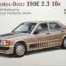 Сборная модель "Автомобиль Mercedes Benz 190E 2.3 16v"   М 1/24