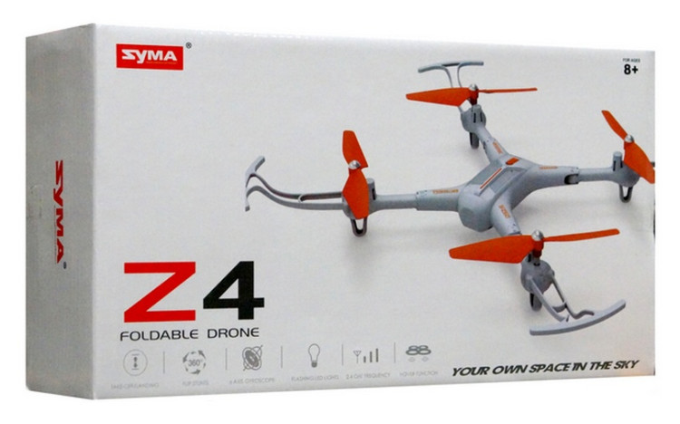 Радиоуправляемая игрушка "Квадрокоптер SYMA Z4", 2.4G, 6-AXIS.