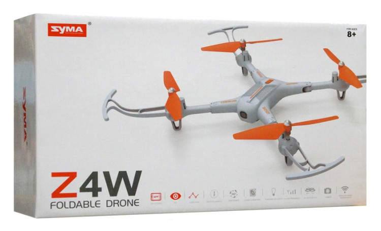Радиоуправляемая игрушка "Квадрокоптер SYMA Z4W", с FPV трансляцией Wi-Fi.