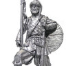 Оловянная миниатюра "Варяжский дружинник с копьем. Русь, 10 век."