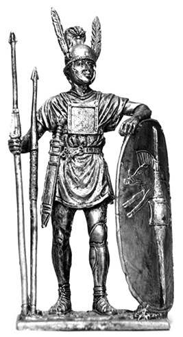 Оловянная миниатюра "Римский легионер, 3 век до н.э."