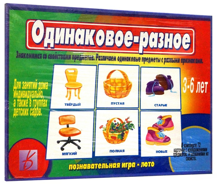 Игра "Одинаковое и разное"