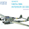 3D Декаль интерьера кабины самолета Fw-189A (GWH) М 1/48 3D Декаль интерьера кабины самолета Fw-189A (GWH) М 1/48