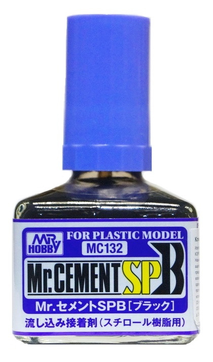 Клей для моделей супертекучий "Mr.Cement SP Black", 40 мл
