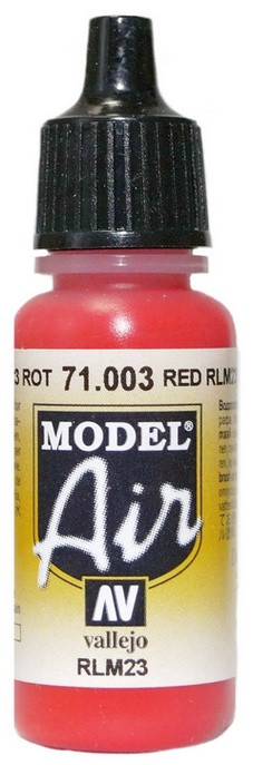 71003 Vallejo Model Air Краска "Красный", RLM23 / Red , 17 мл.