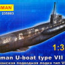 Сборная модель "Немецкая подводная лодка VIIC/41"  М 1/350