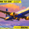 Сборная модель "Авиалайнер Боинг-757-200"   М 1/144