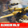 Сборная модель "Бомбардировщик Bristol Blenheim Mk.IV"  М 1/72