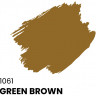 C1061 ICM Краска акриловая для творчества, цвет "Зелено-коричневый" (Green Brown), 12 мл.