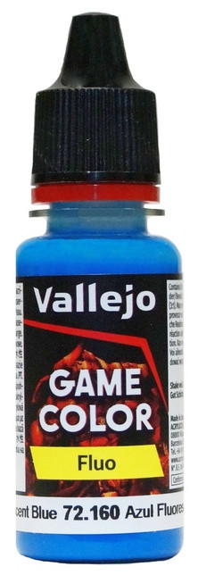 72160 Vallejo Game Color Краска "Флуоресцентный синий" / Fluorescent Blue, 18 мл.