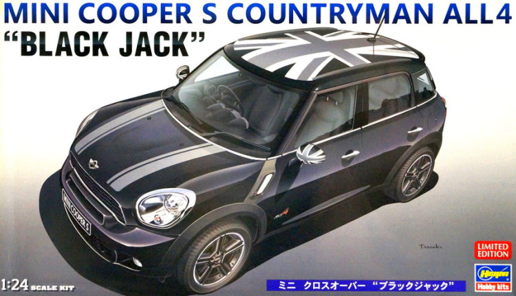 Сборная модель "Автомобиль Mini Cooper S Countryman All4 "Black Jack"   М 1/24