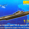 Сборная модель "Немецкая подводная лодка VIIC спецверсия"   М 1/350