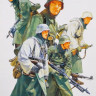 Набор миниатюр "Немецкие солдаты в зимней форме"  М 1/35