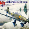 Сборная модель "Немецкий пикирующий бомбардировщик Ju-87B"   М 1/48
