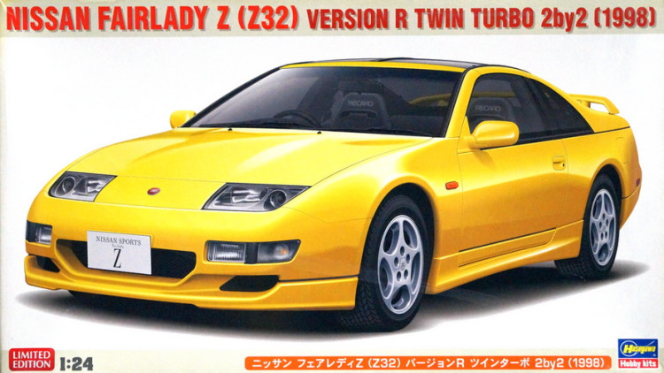 Сборная модель "Автомобиль Nissan Fairlady Z (Z32) версия R Twin Turbo, 1998 г.",  М 1/24