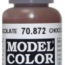 70872 Vallejo Краска акриловая "Шоколадно-коричневый", FS30099 / Chocolate Brown, 17 мл.