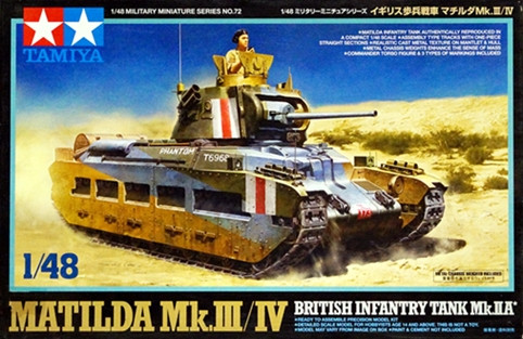 Сборная модель "Британский танк Matilda Mk.III/IV"    М 1/48