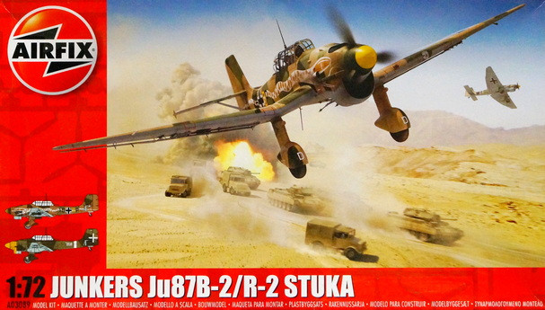 Сборная модель "Пикирующий бомбардировщик Ju-87 B-2/R2"  М 1/72