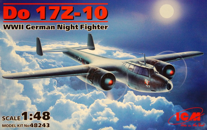 Сборная модель "Немецкий ночной истребитель Do-17 Z10"   М 1/48