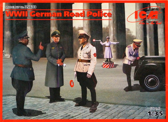 Набор миниатюр "Германская дорожная полиция"  М1/35