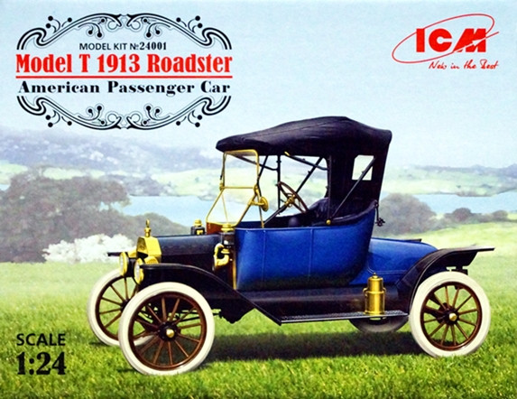 Сборная модель "Автомобиль Model T, 1913 г. Roadster"   М 1/24