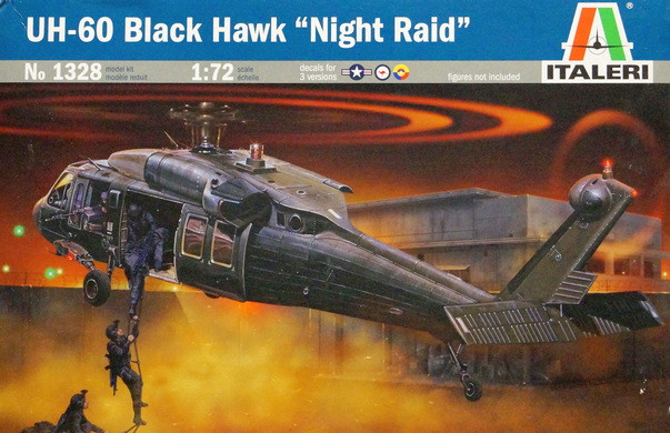 Сборная модель "Американский вертолет UH-60/MH-60 "Black Hawk"  М 1/72