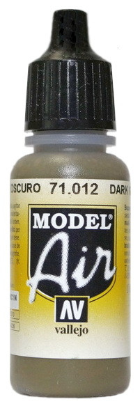 71012 Vallejo Model Air Краска "Тёмно-зеленый", 17 мл.